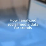 How I analyzed social media data for trends